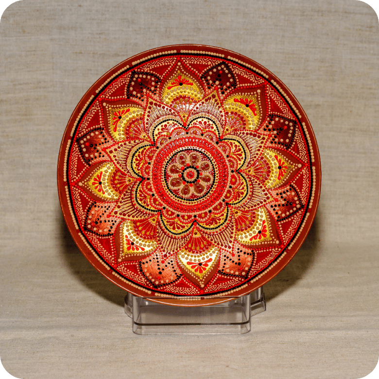 Prato Decorativo Artesanal